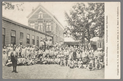 0611 Martha-Stichting. - Schoolgebouw met Speelzaal., 1895-1905