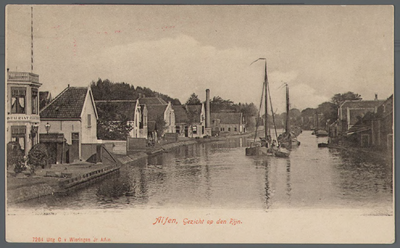 0720 Alfen, Gezicht op den Rijn., 1895-1905