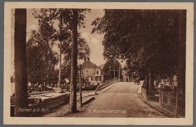 0755 Alphen a.d. Rijn. 's Moolenaarsbrug., 1920-1930