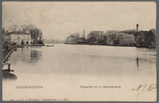 0800 Oudshoorn ; Rijngezicht bij 's Molenaarsbrug, 1905-1915