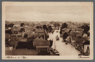 0865 Alphen a. d. Rijn ; Panorama, 1925-1935