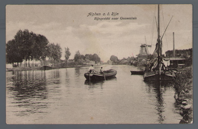0926 Alphen a. d. Rijn ; Rijngezicht naar Gouwesluis, 1910-1920