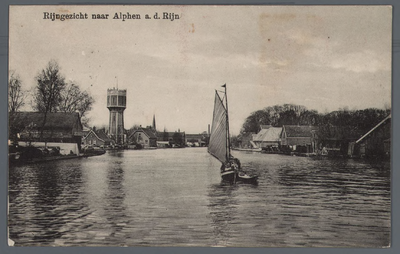 1025 Rijngezicht naar Alphen a. d. Rijn, 1910-1920