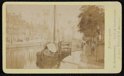 1821 -10 Amsterdam, Brouwersgracht met schip., 1860-01-01