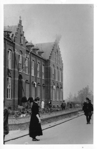 254024 Begin van de brand in Huize Sint Joseph van de Broeders van de Heilige Joseph in Heel bij Roermond