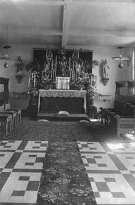 276051 De kapel van het tijdelijke juvenaat van de passionisten dat tijdens de Eerste Wereldoorlog in klooster Mater ...
