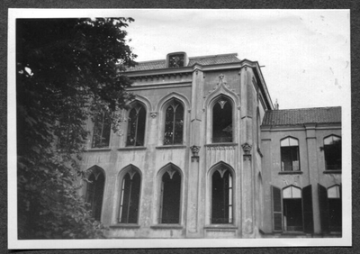 226087 Gevel van het hoofdgebouw van klooster Mariënburg te Nijmegen