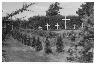 156025 Het kerkhof bij het nieuwe klooster te Duivendrecht