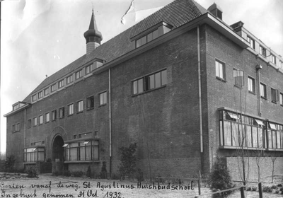 152301 De R.K. Landbouw Huishoudschool St. Augustinus bij ingebruikname te Bergen