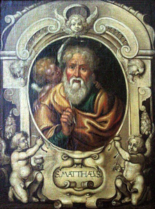 VW-P017-Ag0096a Schilderij van de evangelist Mattheus