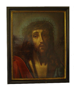VW-P017-Ag0113 Schilderij van Christus met doornenkroon