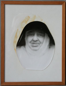 VW-Z020-034 Portretfoto van Mère Pauline Véronique de Jésus (Anne Marie Louise Romier) (1874-1963)