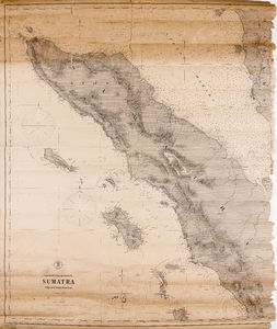  Kaart van het noordelijke gedeelte van Sumatra