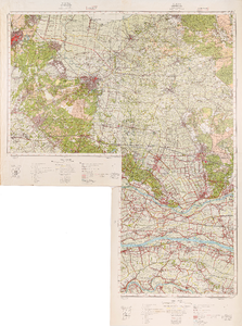  Topografische kaart 1:50.000 blad 32 West (Amersfoort) en Oost (Amersfoort) (nooduitgave)