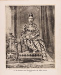 127 127. De Sultan van Djokjakarta op zijn Troon. Java.