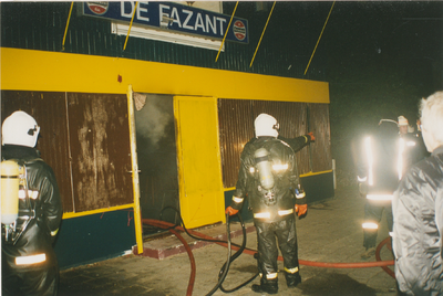 1744 - Brandweer voorkomt afbranden restaurant de Fazant.