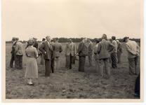 117 - Excursie met de hoofdafdeling ruilverkaveling van de Nederlandse heide Maatschappij.