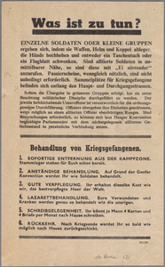 SNV008000049_002 131, Affiche van de geallieerden met een oproep aan Duitse soldaten tot overgave, z.j.