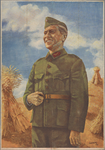 snv008000105 108, Affiche met een millitair in een korenveld, 1942