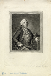 Nr.: GME 732- Diepdruk op papier, met voorstelling van de heer Johan Arnold Zoutman;