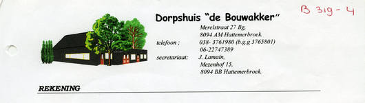 12 Dorpshuis 'de Bouwakker'; Hattemerbroek;