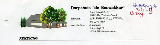 13 Dorpshuis 'de Bouwakker'; Hattemerbroek;