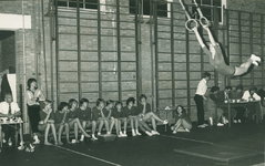 12561 - gymvereniging Nunspeet; voorrondes aan de schoolweg; deelneemster aan de ringen