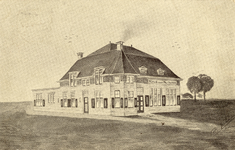 Nr.: 93 - Tehuis voor Militairen te Harderwijk gevelimpressie van het nieuwe chr. militair tehuis