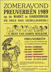 SNV008000182 0011, Zomeravond Preuverieën op de Markt in Harderwijk; Muzikale gasten De Nova Band, 19 augustus 1989