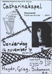 SNV008000189 0018, Stichting Kamermuziek N.W. Veluwe; Pianorecital Frank van de Laar, 14 november 1991