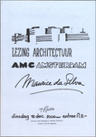 SNV008000218 0047, Lezing architectuur AMC-Amsterdam door Maurice da Silva, 18 december