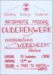 SNV008000267 0145, S.W.O. informatiemiddag Ouderenwerk, 23 september 1986