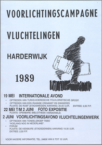 SNV008000281 0101, Voorlichtingscampagne Vluchtelingen 1989 op 19 mei, 22mei t/m 2 juni en 2 juni, 19 mei 1989