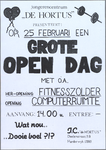 SNV008000290 0119, Jongerencentrum De Hortus presenteert: Grote Open Dag, 25 februari