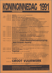 SNV008000326 0087, Koninginnedag 1991; programma, 30 april 1991
