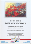 SNV008000408 0077, expesitie: Rose van Koolwijk Bloemen in de Veldwijk aquarellen van bloemvoorstellingen, 16 juli t/m ...