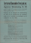 SNV008001505 1312, Territoriaal Commando in Overijssel enz. Algemeene Bekendmaking No. 115., 14 november 1918