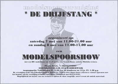 SNV008001941 1804, Modelspoorvereniging De Drijfstang Modelspoorshow, zaterdag 7 mei en zondag 8 mei