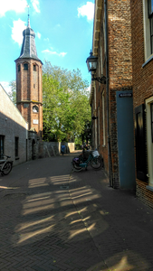  Harderwijk, Academiestraat met Linnaeustorentje