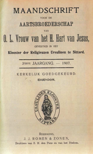 BB-039-1907 1907 - 39: Maandschrift, 39e jaargang, 1907