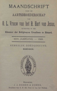 BB-040-1908 1908 - 40: Maandschrift, 40e jaargang, 1908