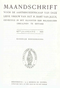 BB-062-1930 1930 - 62: Maandschrift, 62e jaargang, 1930