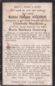374_01_0089_a Ackermans, Mathias Philippus: geboren op 26 mei 1828 te Spaubeek, overleden op 9 april 1911 te Spaubeek