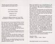 374_19_1753 Smolders, Sjef: geboren op 2 juni 1932 te Hilvarenbeek, overleden op 17 september 1992 te Tilburg