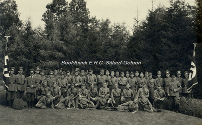 EHC-0001526 Groepsfoto Duitse militairen