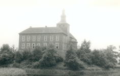 392_02_148 Kasteel Limbricht. Deze foto is genomen in juli 1969 voor de aanvang van de restauratiewerkzaamheden.