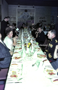 EHC-003-05 Onthulling Mariniersmonument Sittard op 26 november 1966: Diner in de Schouwburg 26-11-1966