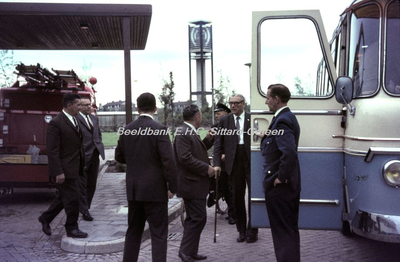 EHC-004-11 Excursie van de Gemeenteraad van Sittard naar Den Haag in 1968. 