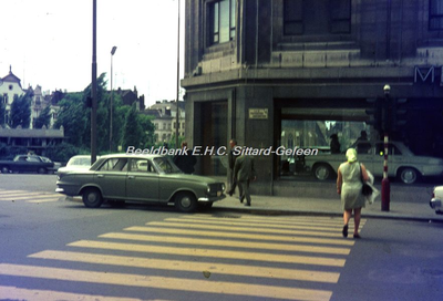EHC-023-32 Raadsexcursie Gemeenteraad Sittard naar Brussel in 1971. 