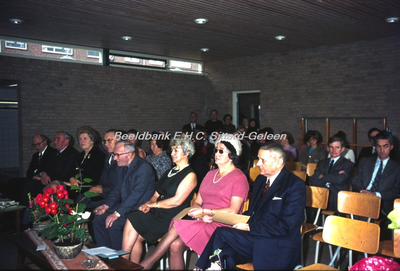 EHC-027-06 Opening van de Kleuterschool Kleuterheem aan de Paulus Potterstraat te Broeksittard op 13-11-1971. 13-11-1971
